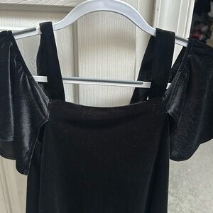 Off the shoulder with straps party dress